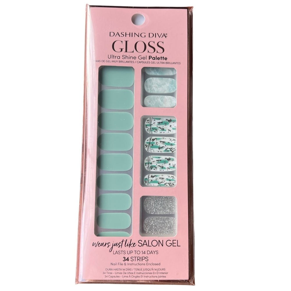 Dashing Diva Gloss Ultra Shine Gel Palette Desert Quartz 34 Strips